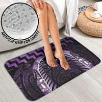 Purple Matariki New Zealand Bathroom Set Maori Poutama Galaxy Vibes - Polynesian Pride