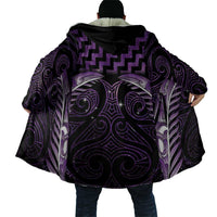 Purple Matariki New Zealand Cloak Maori Poutama Galaxy Vibes - Polynesian Pride