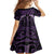 Purple Matariki New Zealand Family Matching Mermaid Dress and Hawaiian Shirt Maori Poutama Galaxy Vibes