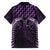 Purple Matariki New Zealand Family Matching Short Sleeve Bodycon Dress and Hawaiian Shirt Maori Poutama Galaxy Vibes