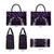 Purple Matariki New Zealand Leather Bag Maori Poutama Galaxy Vibes - Polynesian Pride