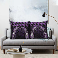 Purple Matariki New Zealand Pillow Cover Maori Poutama Galaxy Vibes - Polynesian Pride
