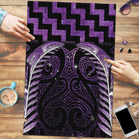Purple Matariki New Zealand Puzzle Maori Poutama Galaxy Vibes - Polynesian Pride