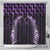 Purple Matariki New Zealand Shower Curtain Maori Poutama Galaxy Vibes