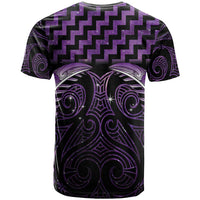 Purple Matariki New Zealand T Shirt Maori Poutama Galaxy Vibes