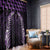 Purple Matariki New Zealand Window Curtain Maori Poutama Galaxy Vibes