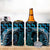 Blue Matariki New Zealand 4 in 1 Can Cooler Tumbler Maori Poutama Galaxy Vibes