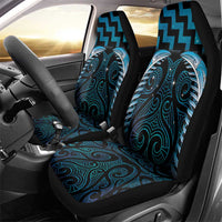 Blue Matariki New Zealand Car Seat Cover Maori Poutama Galaxy Vibes
