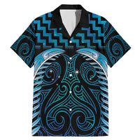 Blue Matariki New Zealand Family Matching Mermaid Dress and Hawaiian Shirt Maori Poutama Galaxy Vibes