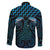 Blue Matariki New Zealand Family Matching Short Sleeve Bodycon Dress and Hawaiian Shirt Maori Poutama Galaxy Vibes