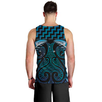 Blue Matariki New Zealand Men Tank Top Maori Poutama Galaxy Vibes
