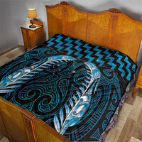 Blue Matariki New Zealand Quilt Maori Poutama Galaxy Vibes