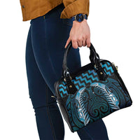 Blue Matariki New Zealand Shoulder Handbag Maori Poutama Galaxy Vibes