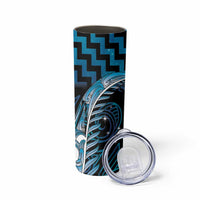Blue Matariki New Zealand Skinny Tumbler Maori Poutama Galaxy Vibes