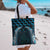 Blue Matariki New Zealand Tote Bag Maori Poutama Galaxy Vibes - Polynesian Pride
