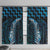 Blue Matariki New Zealand Window Curtain Maori Poutama Galaxy Vibes