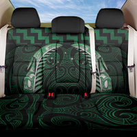 Green Matariki New Zealand Back Car Seat Cover Maori Poutama Galaxy Vibes