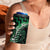 Green Matariki New Zealand 4 in 1 Can Cooler Tumbler Maori Poutama Galaxy Vibes