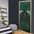 Green Matariki New Zealand Door Cover Maori Poutama Galaxy Vibes - Polynesian Pride