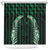 Green Matariki New Zealand Shower Curtain Maori Poutama Galaxy Vibes