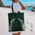 Green Matariki New Zealand Tote Bag Maori Poutama Galaxy Vibes - Polynesian Pride