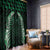 Green Matariki New Zealand Window Curtain Maori Poutama Galaxy Vibes