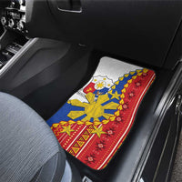 Philippines Independence Day Car Mats Pilipinas Sun Stars Igorot Pattern