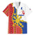 Philippines Independence Day Family Matching Short Sleeve Bodycon Dress and Hawaiian Shirt Pilipinas Sun Stars Igorot Pattern
