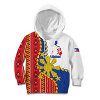 Philippines Independence Day Kid Hoodie Pilipinas Sun Stars Igorot Pattern