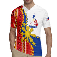 Philippines Independence Day Rugby Jersey Pilipinas Sun Stars Igorot Pattern