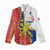 Philippines Independence Day Women Casual Shirt Pilipinas Sun Stars Igorot Pattern