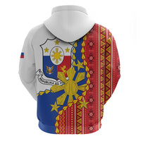 Philippines Independence Day Zip Hoodie Pilipinas Sun Stars Igorot Pattern