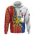 Philippines Independence Day Zip Hoodie Pilipinas Sun Stars Igorot Pattern