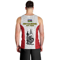 New Caledonia Football Men Tank Top Polynesian Pattern Sporty Style LT14 - Polynesian Pride