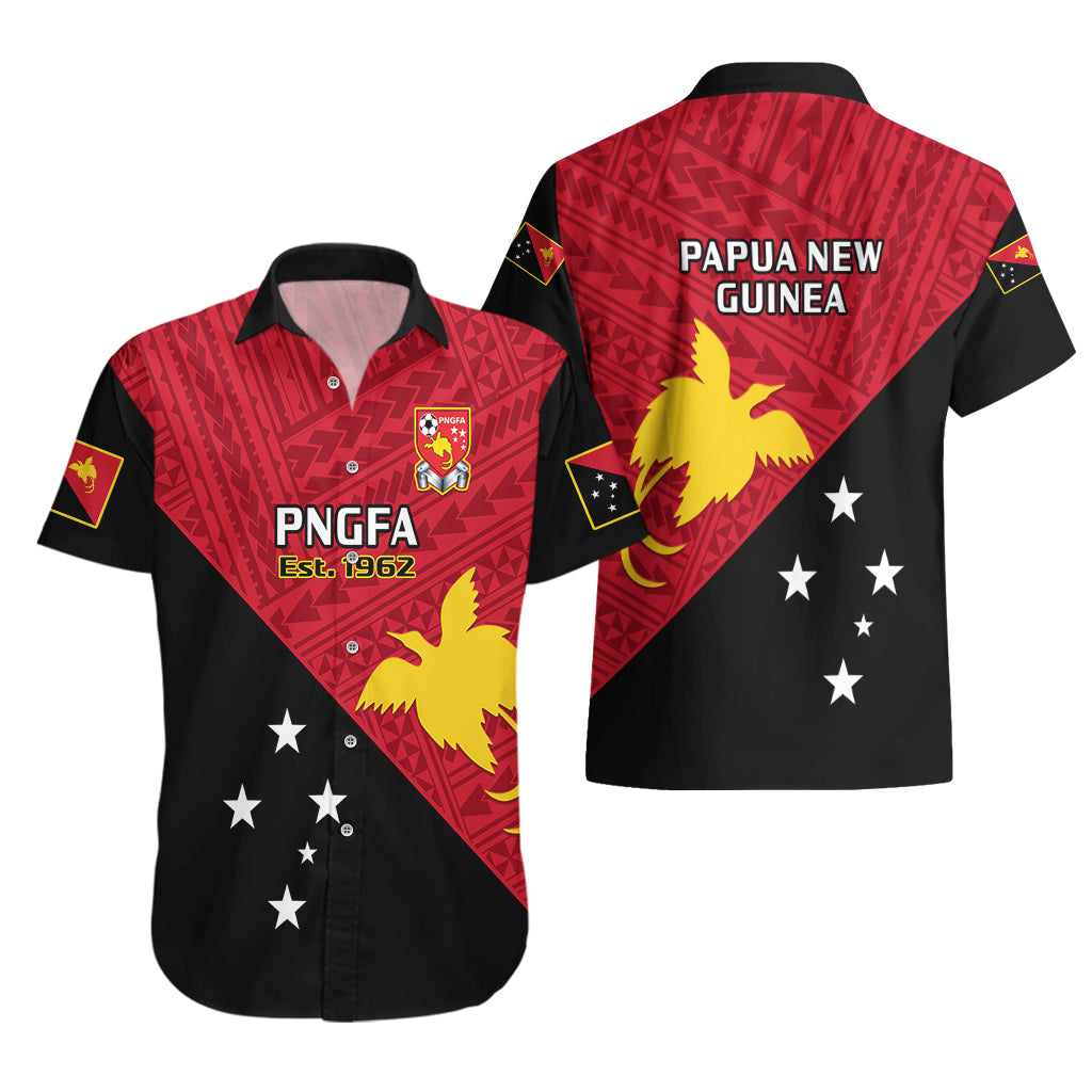 Papua New Guinea Football Hawaiian Shirt Go PNG Polynesian Pattern Sporty Style LT14 - Polynesian Pride