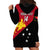 Personalised Papua New Guinea Football Hoodie Dress Go PNG Polynesian Pattern Sporty Style LT14 - Polynesian Pride