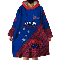 Samoa Football Wearable Blanket Hoodie Samoan Coat Of Arm Polynesian Sporty Style LT14 - Polynesian Pride