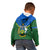 Solomon Islands Football Kid Hoodie Polynesian Pattern Sporty Style LT14 - Polynesian Pride