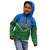 Solomon Islands Football Kid Hoodie Polynesian Pattern Sporty Style LT14 - Polynesian Pride