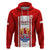 Tahitian Football Hoodie Tahiti Coat of Arm Polynesian Sporty Style LT14 Red - Polynesian Pride