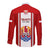 Tahitian Football Long Sleeve Button Shirt Tahiti Coat Of Arm Polynesian Sporty Style LT14 - Polynesian Pride
