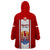 Tahitian Football Wearable Blanket Hoodie Tahiti Coat Of Arm Polynesian Sporty Style LT14 - Polynesian Pride