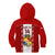 Personalised Tonga Football Kid Hoodie Tongan Ngatu Pattern Sporty Style LT14 - Polynesian Pride