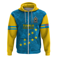 Tuvalu Islands Football Hoodie Polynesian Pattern Sporty Style LT14 - Polynesian Pride