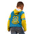 Tuvalu Islands Football Kid Hoodie Polynesian Pattern Sporty Style LT14 - Polynesian Pride