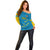 Tuvalu Islands Football Off Shoulder Sweater Polynesian Pattern Sporty Style LT14 - Polynesian Pride