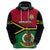 Vanuatu Football Hoodie Vanuatuan Coat of Arm Polynesian Flag Style LT14 - Polynesian Pride