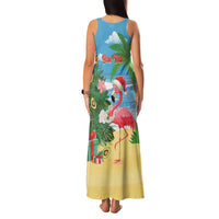 Flamingo Hawaii Summer Christmas Personalized Family Matching Tank Maxi Dress and Hawaiian Shirt Mele Kalikimaka Beachy Vibes LT14 - Polynesian Pride