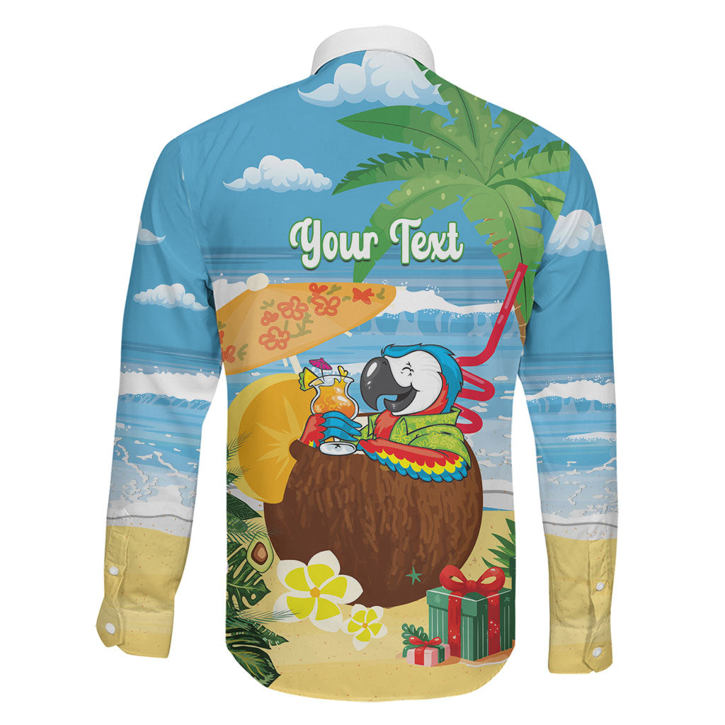 Chilling Parrot Hawaii Summer Christmas Personalized Family Matching Long Sleeve Bodycon Dress and Hawaiian Shirt It's 5 O'Clock Somewhere Beachy Vibes LT14 - Polynesian Pride