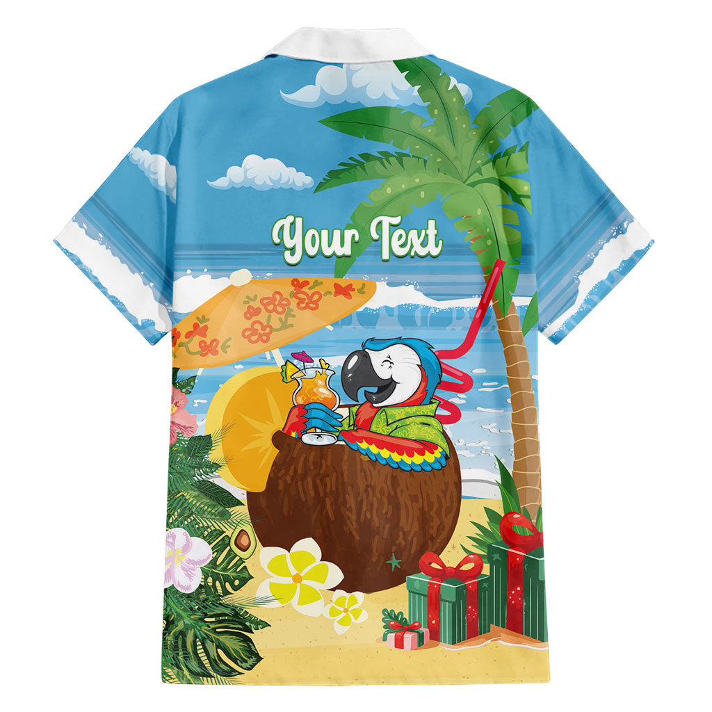 Chilling Parrot Hawaii Summer Christmas Personalized Family Matching Short Sleeve Bodycon Dress and Hawaiian Shirt It's 5 O'Clock Somewhere Beachy Vibes LT14 - Polynesian Pride